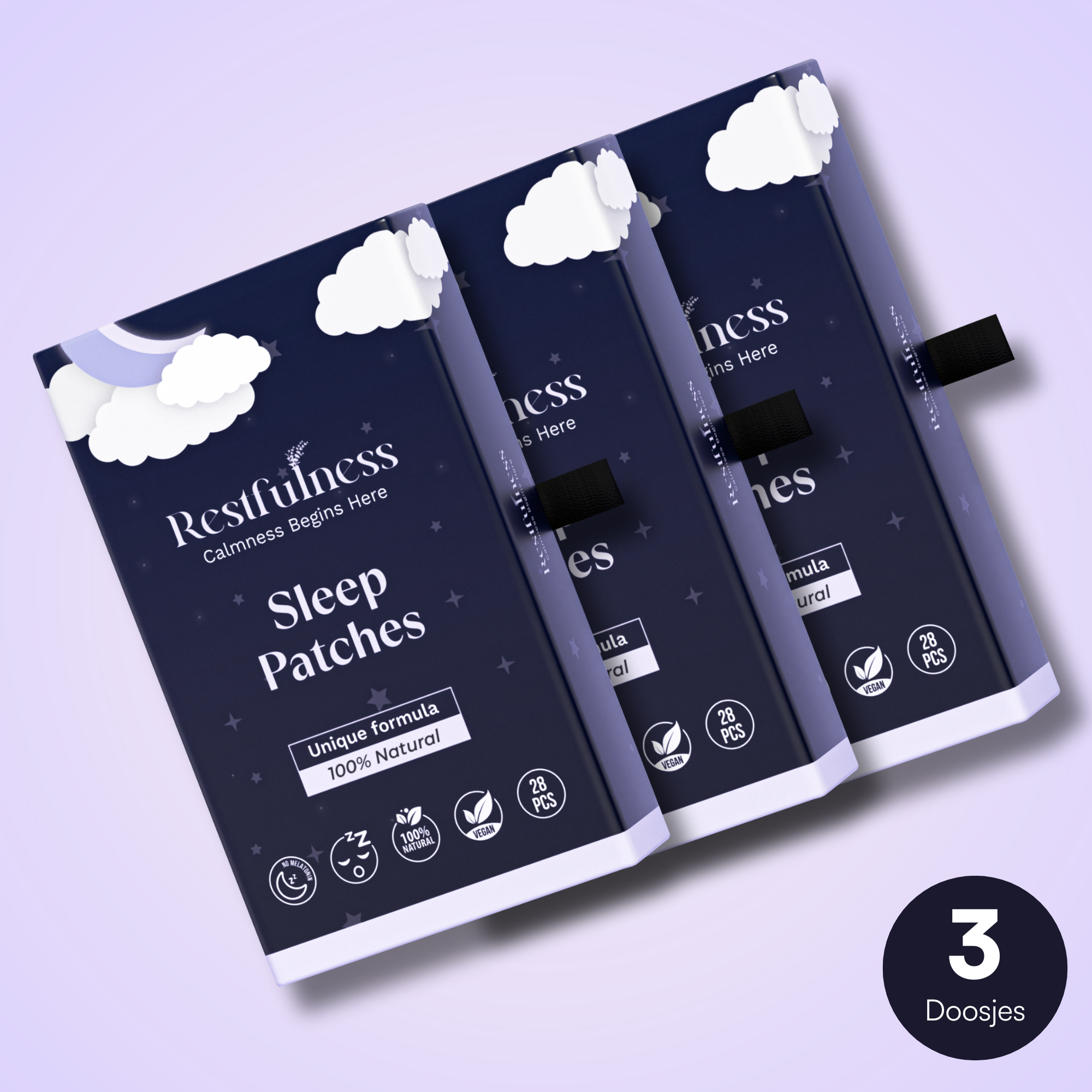 Restfulness Slaap Pleisters Set - 3 Doosje (84 pleisters)