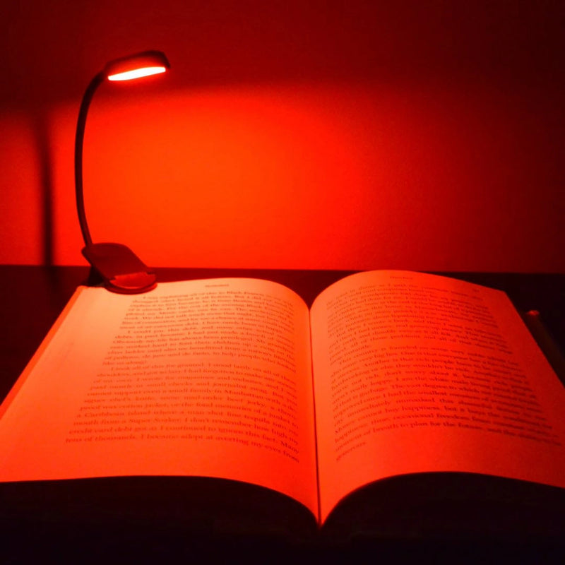 Lampada da lettura a luce rossa